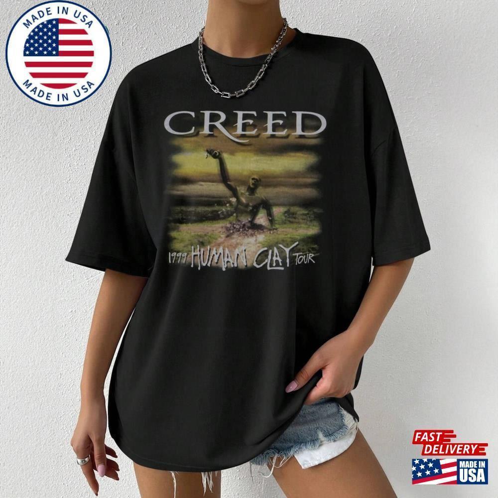 Creed Band Human Clay 1999 Tour Tshirt Fan Shirt Unisex 90S Classic T-Shirt